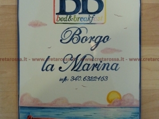cod.art: bb08 - Mattonella in ceramica cm 20x30 con decoro e scritte personalizzate in base alla richiesta del cliente .